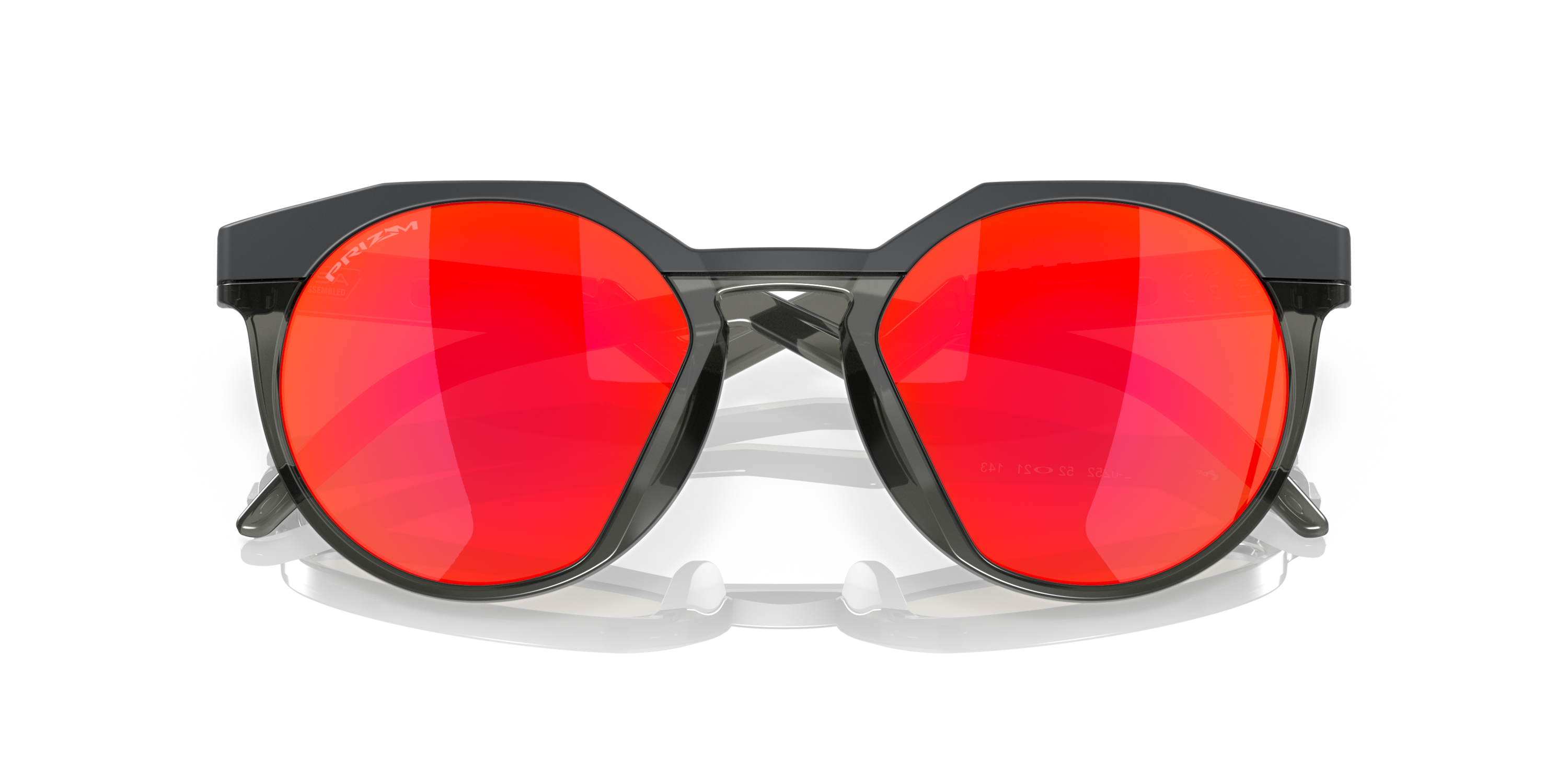 HSTN Prizm Ruby Lenses, Matte Carbon Frame Sunglasses