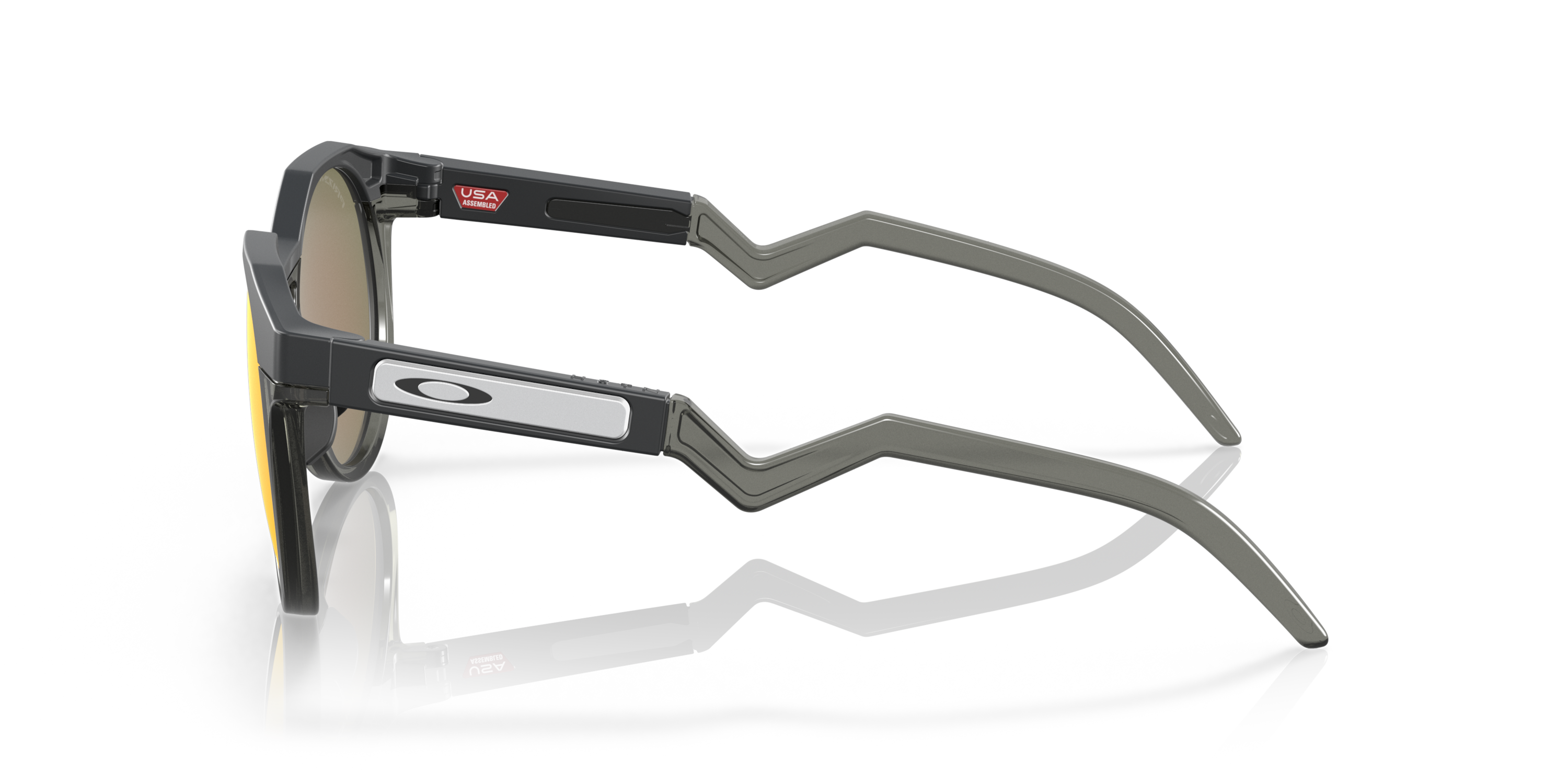 HSTN Prizm Ruby Lenses, Matte Carbon Frame Sunglasses