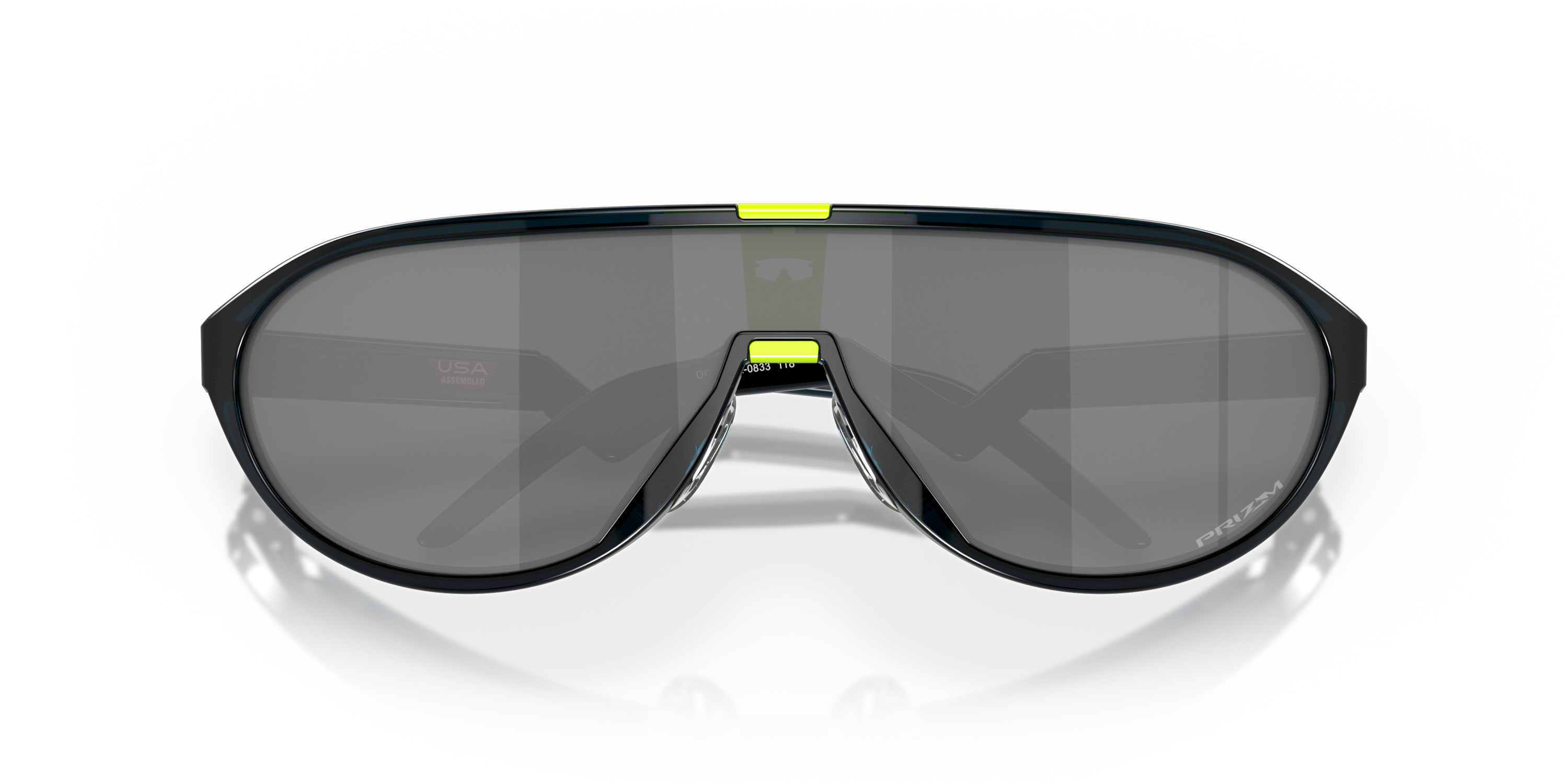 CMDN (Low Bridge Fit) Prizm Black Lenses, Translucent Poseidon Frame Sunglasses