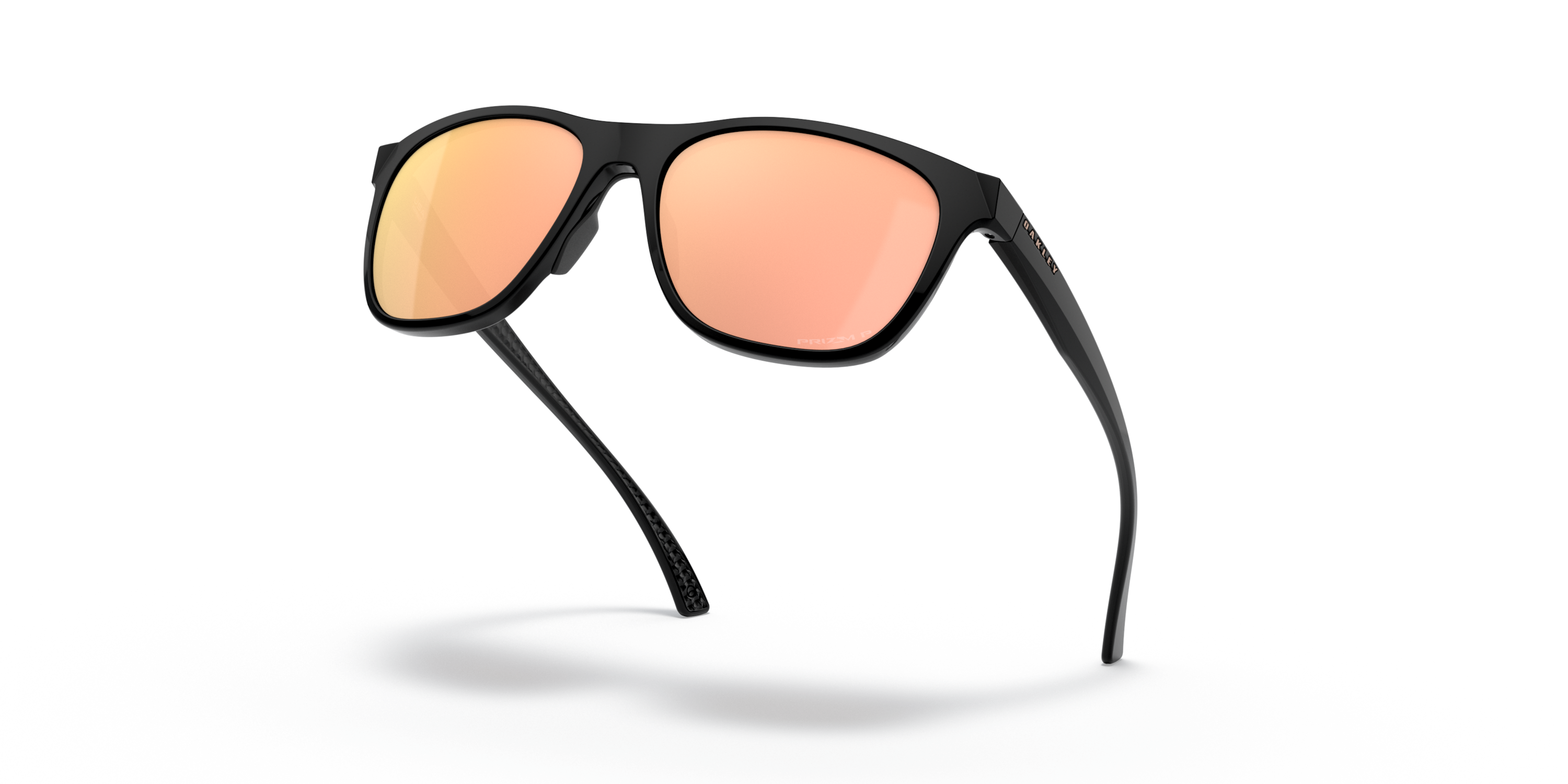 Oakley Leadline Prizm Rose Gold Polarized Lenses, Polished Black Frame Sunglasses | Oakley®