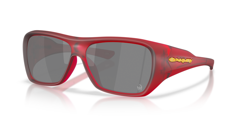 Chaminade Patrick Mahomes II Collection Prizm Black Lenses, Matte Transparent Red Frame Sunglasses