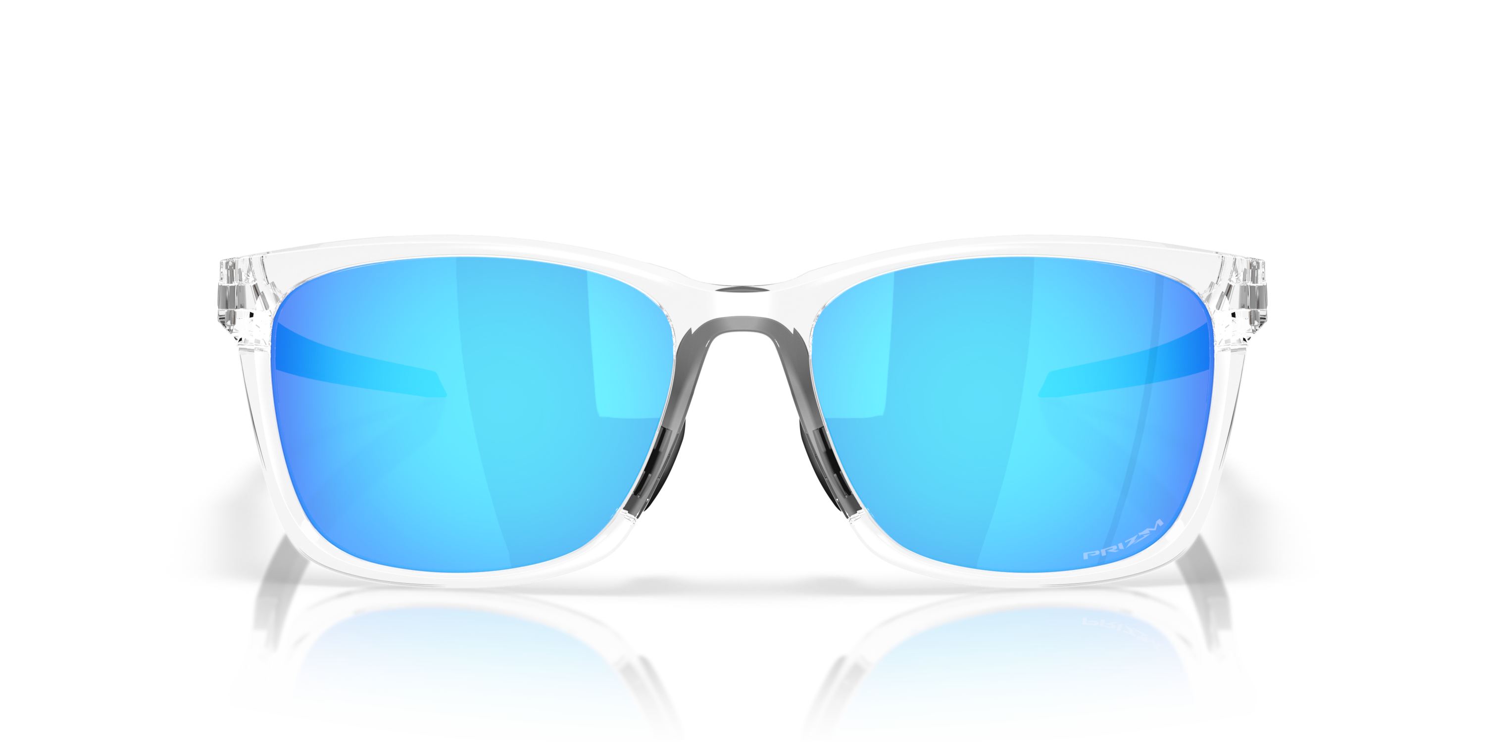 Oakley Paracord Prizm Sapphire Lenses, Polished Clear Frame Sunglasses