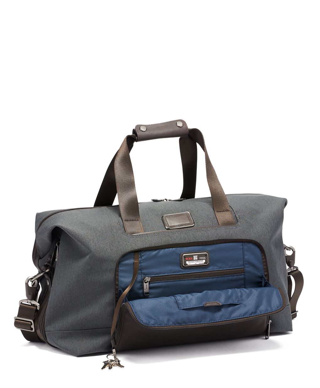 Tumi Alpha Double Expansion Travel Satchel with FXT Ballistic Nylon