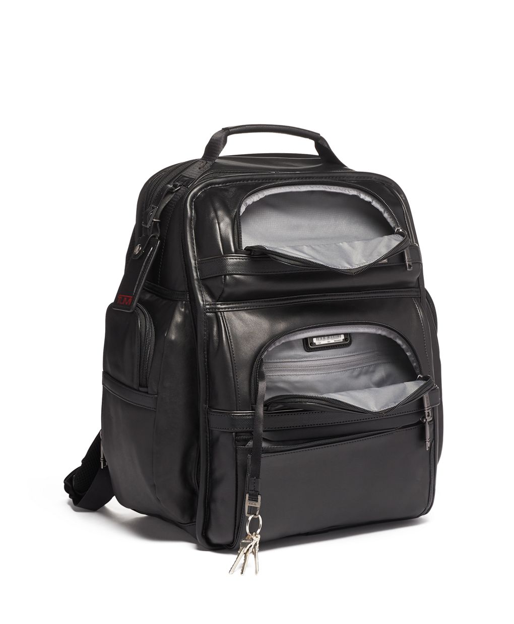Tumi Alpha Brief Pack® Premium Leather Laptop Business Travel Backpack