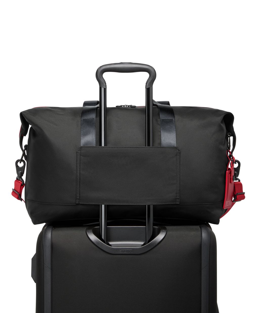 Tumi Alpha Double Expansion Travel Satchel in Black