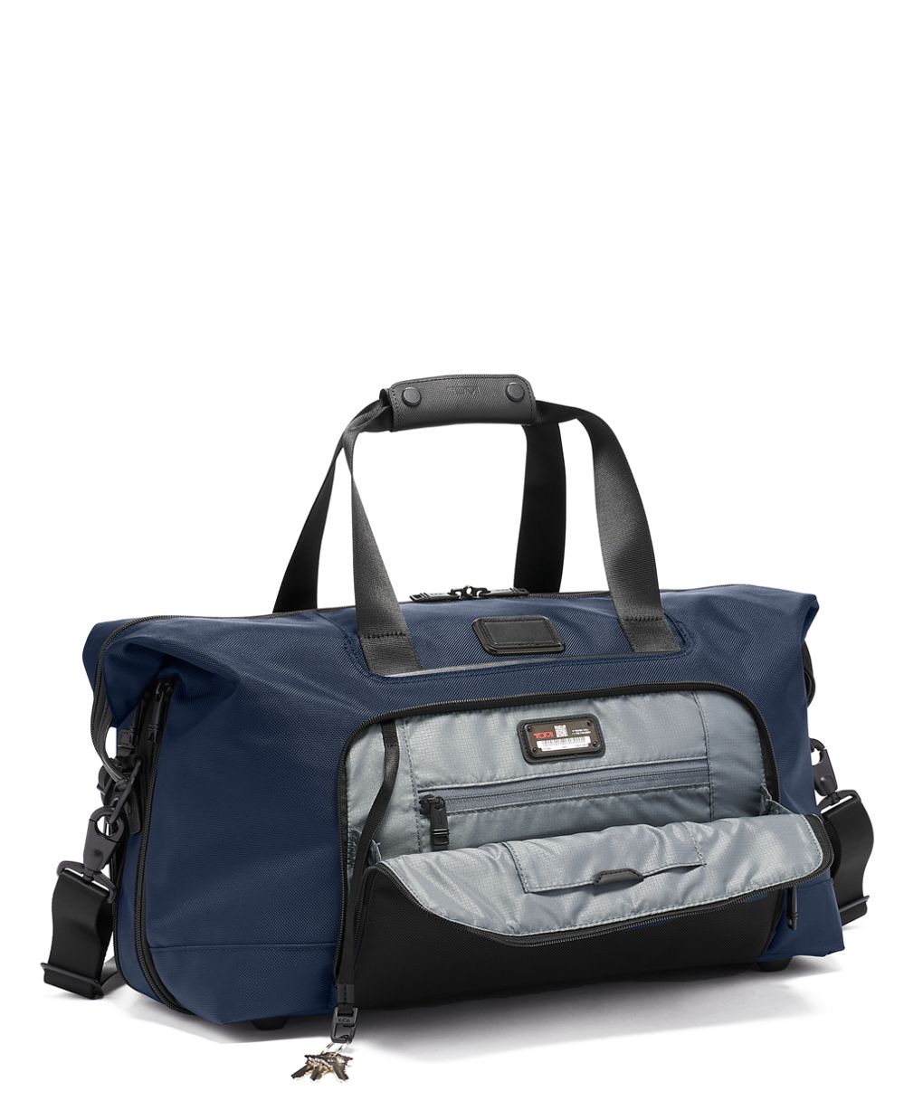 Tumi Alpha Double Expansion Travel Satchel in Navy