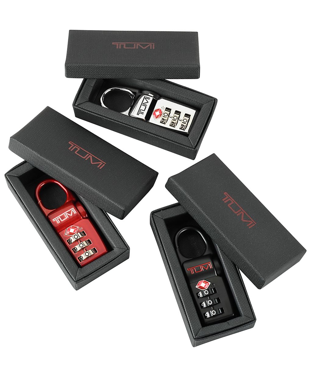 Tumi Travel Accessory TSA Lock Box Set Of 3