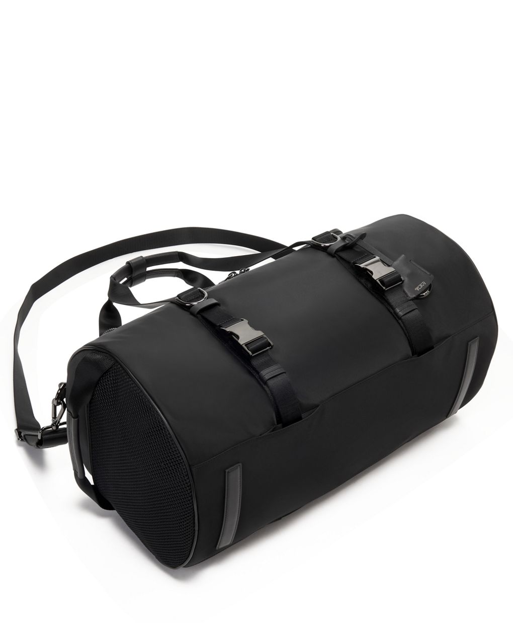 Tumi Voyageur Misty Duffel Black Gunmetal Travel Gym Bag