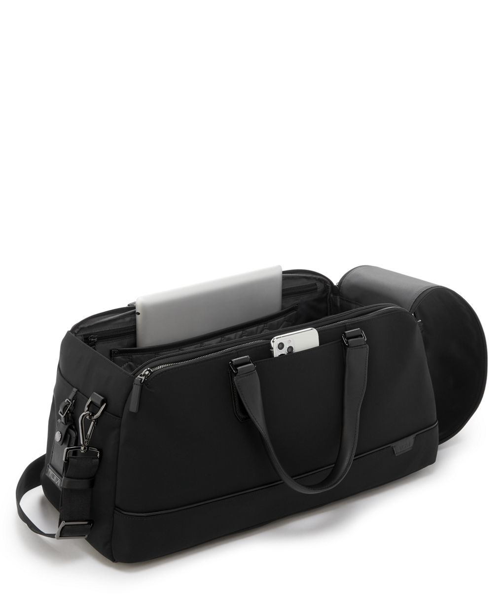Tumi Harrison Port Weekend Duffel Black Minimalist Travel Bag