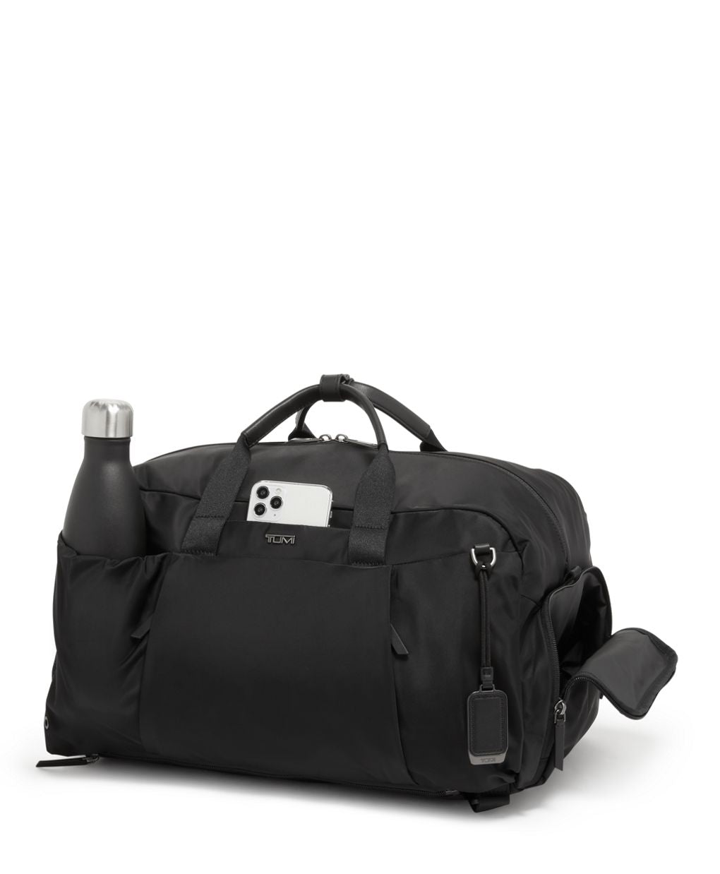 Tumi Voyageur Malta Duffel/Backpack in Black and Gunmetal
