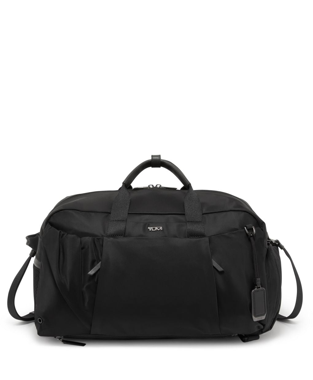 Tumi Voyageur Malta Duffel/Backpack in Black and Gunmetal