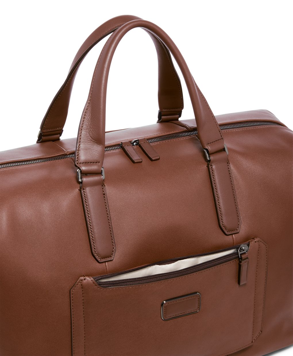 Tumi Harrison Nelson Duffel Leather Travel Weekend Carry-On Bag