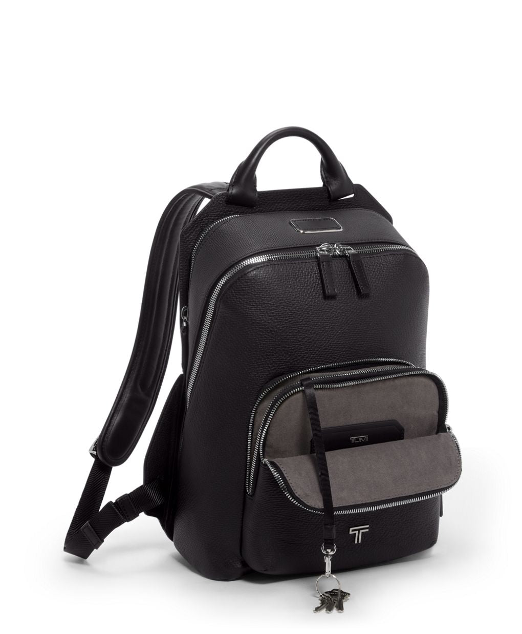 Tumi Turin Alzare Backpack Premium Italian Leather Contemporary Business Bag