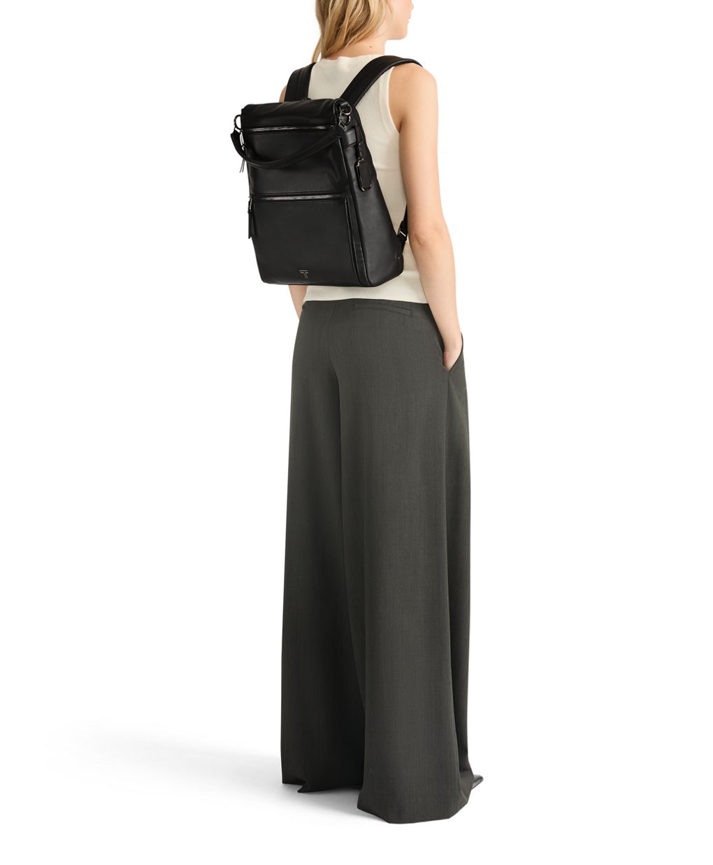 Leather Limerick Backpack Tote