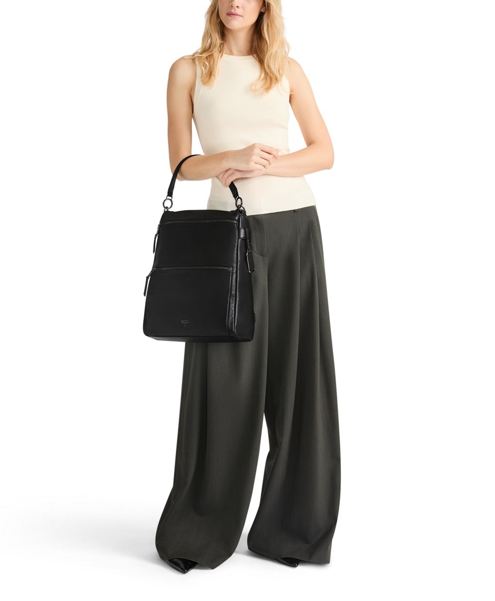 Leather Limerick Backpack Tote