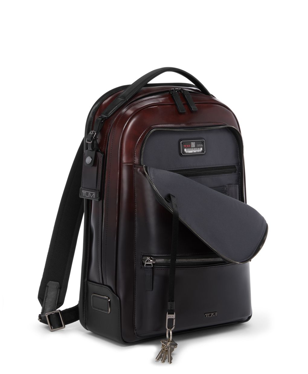 TUMI Harrison Bradner Backpack: Premium Leather, 14-inch Laptop Travel Bag