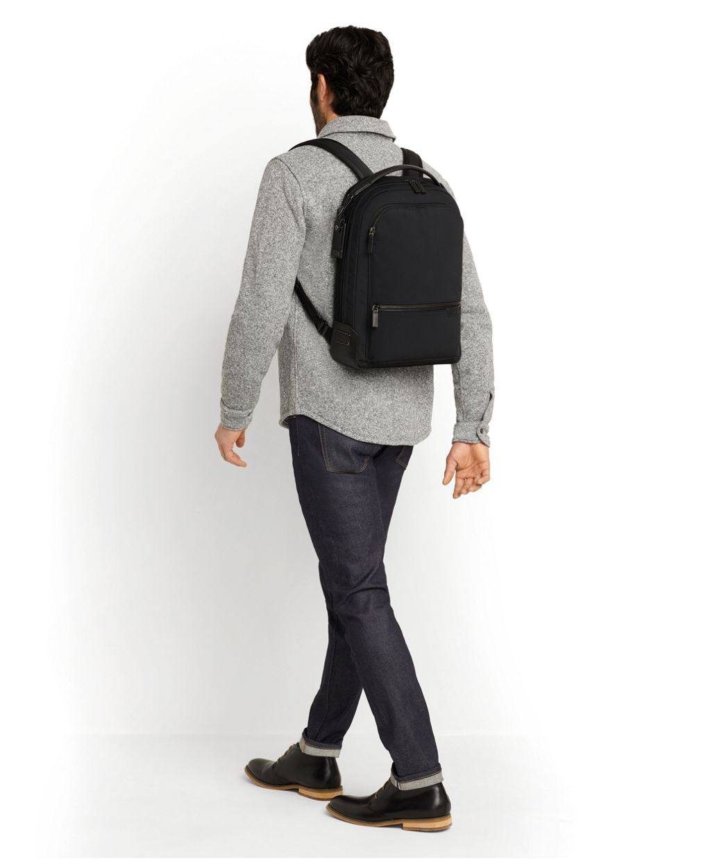 TUMI Harrison Bradner Backpack: Premium Leather, 14-inch Laptop Travel Bag