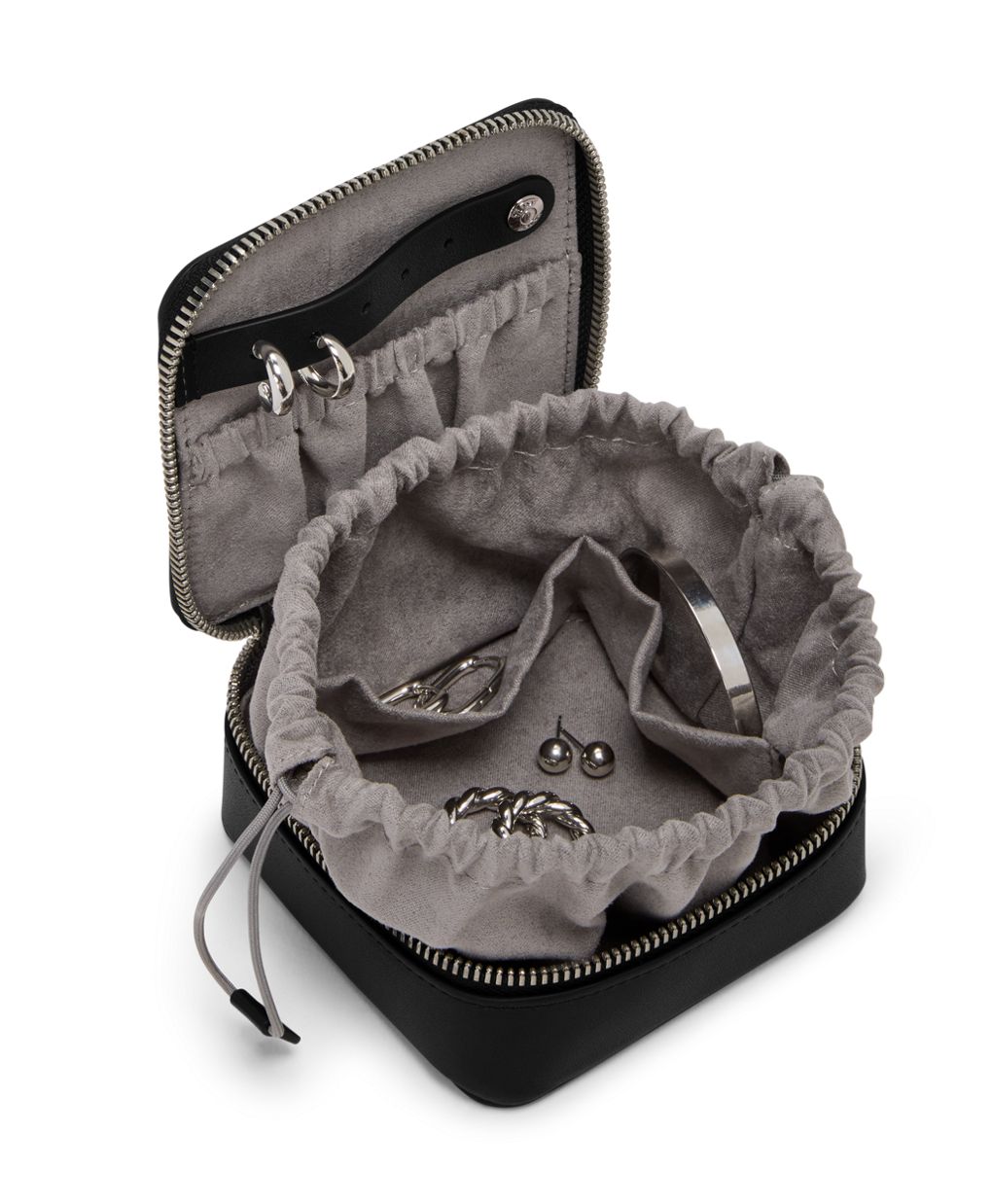TUMI Belden Luxe Leather Travel Jewelry Case with Monogram Feature