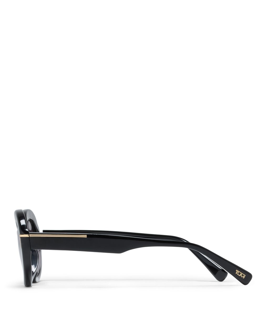 TUMI Eyewear 517 Sunglasses 53mm Black Oval Acetate Frame