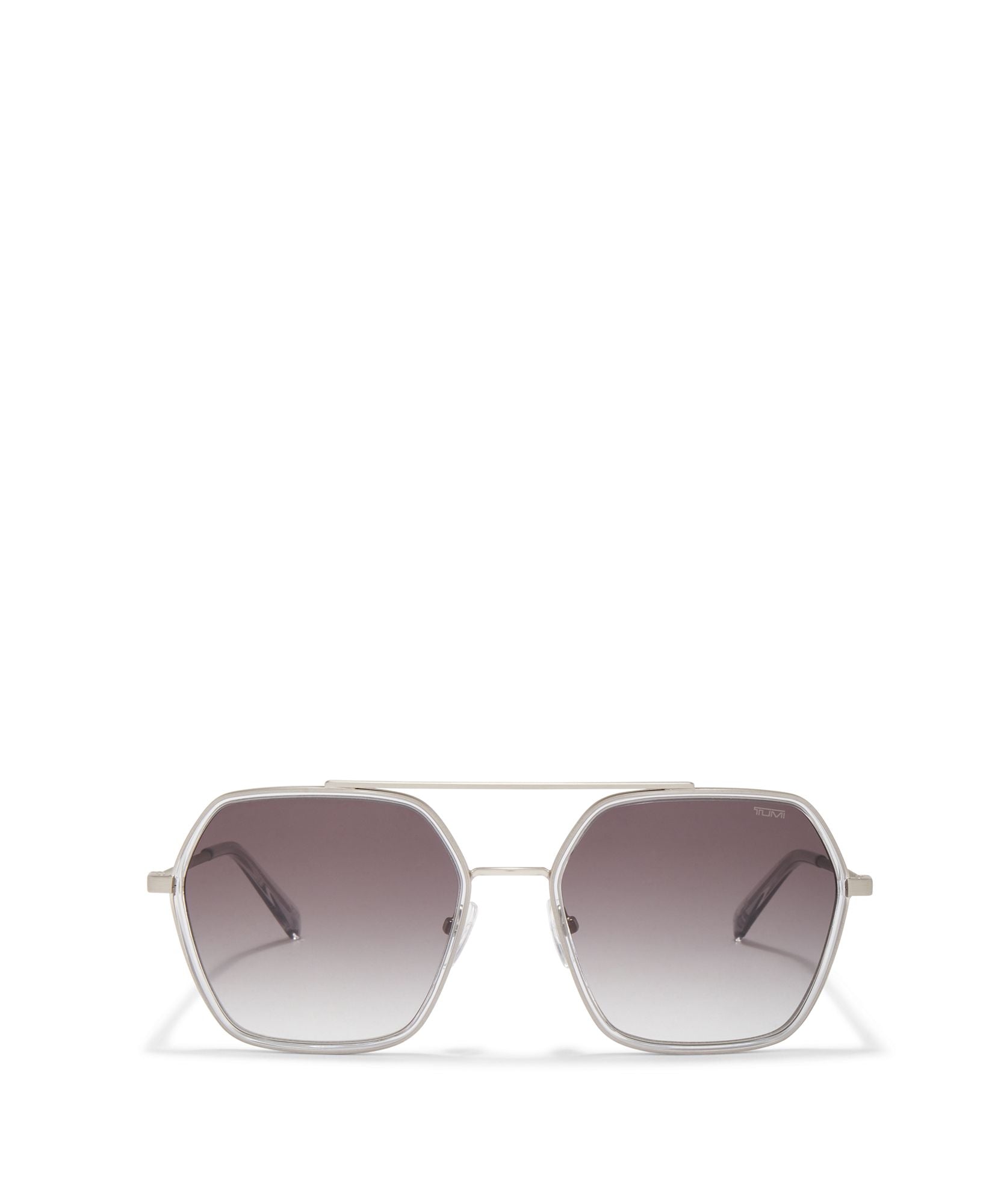 510 Hexagon Double Bar Sunglasses 56mm