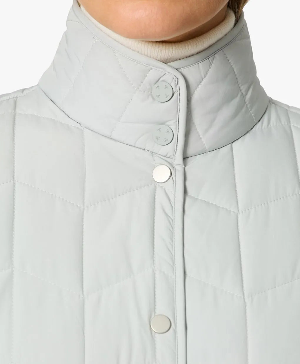 Packable Quilted Chevron Puffer