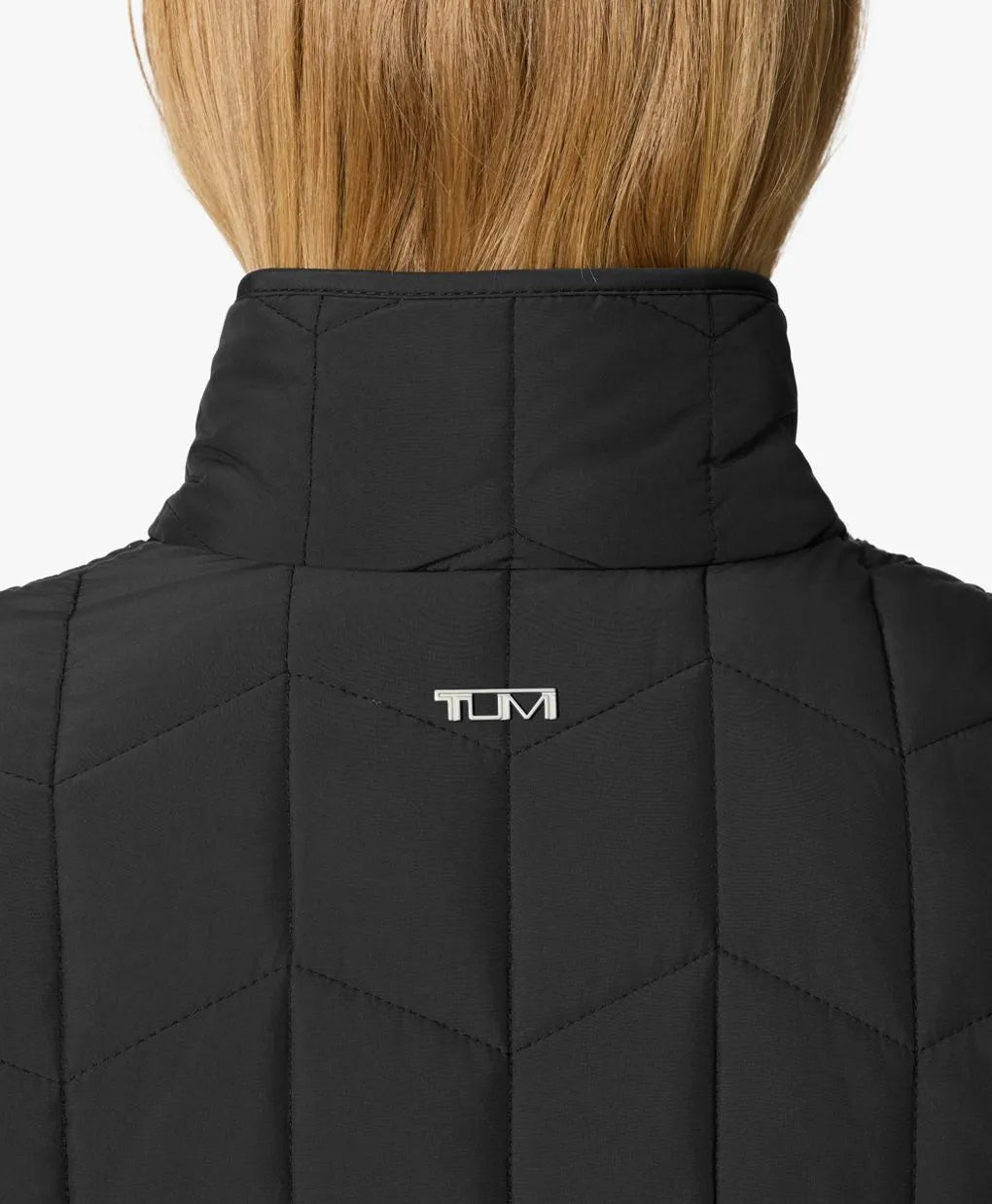 Packable Quilted Chevron Puffer
