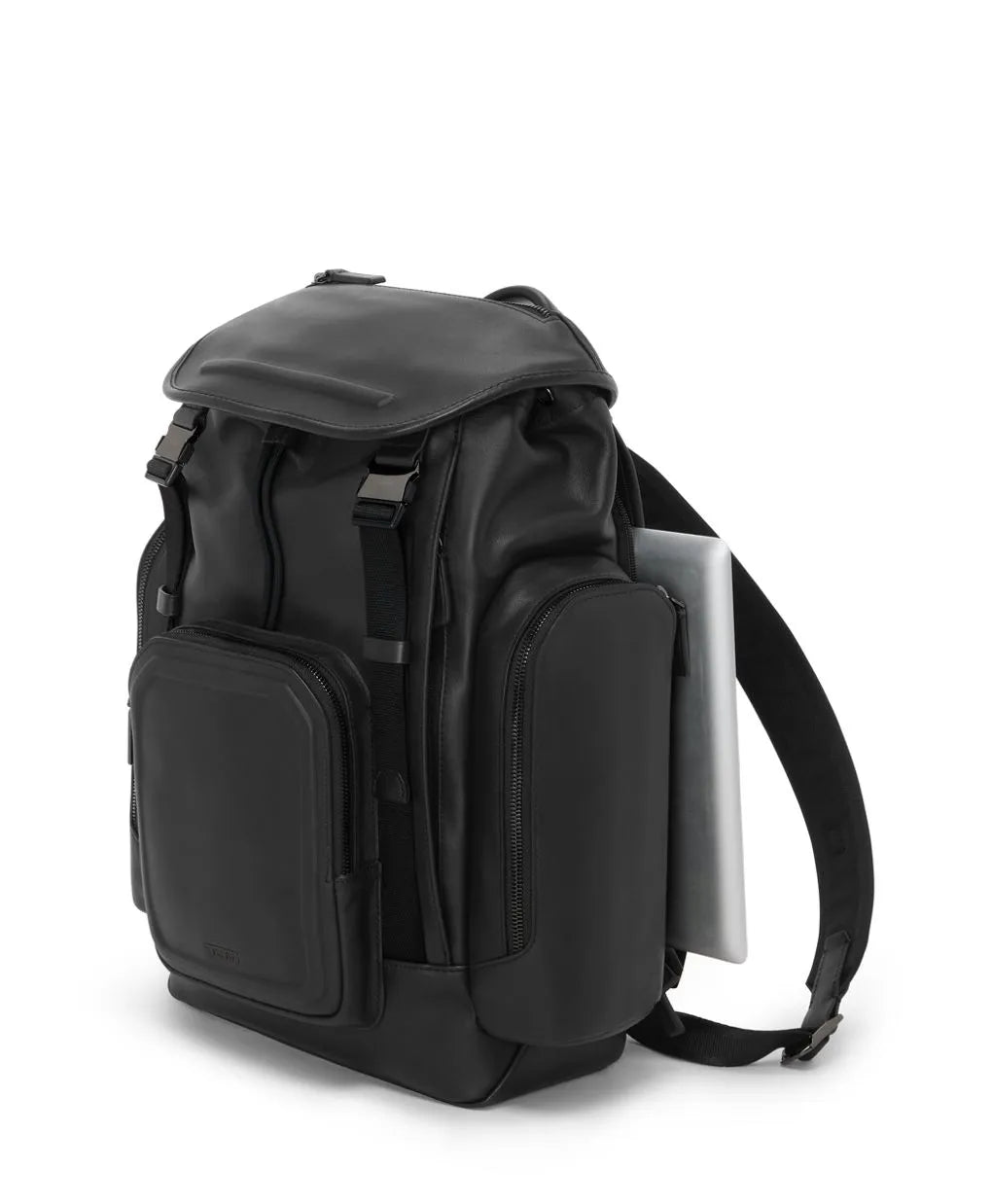 Small Griffen Leather Flap Backpack