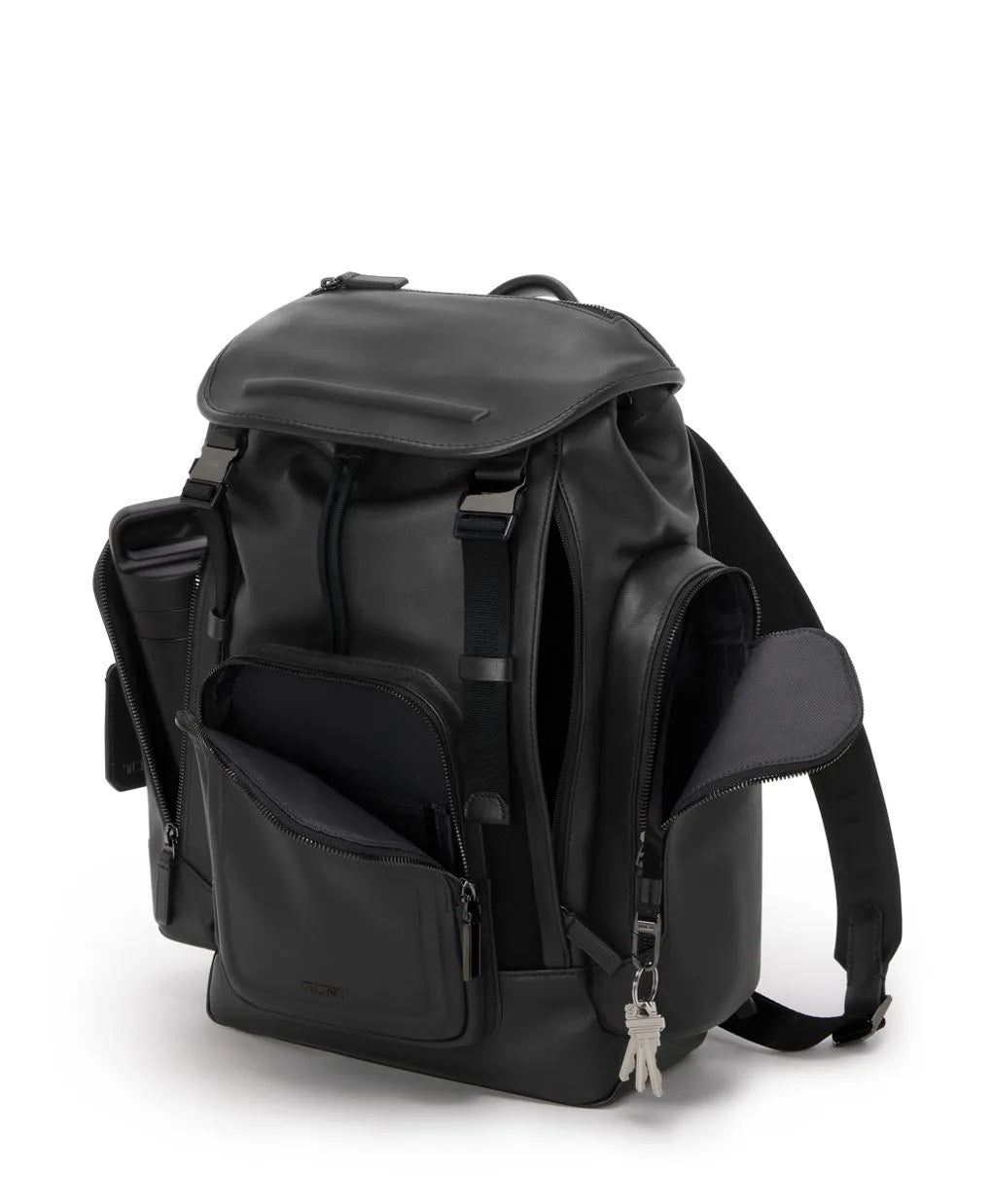 Small Griffen Leather Flap Backpack