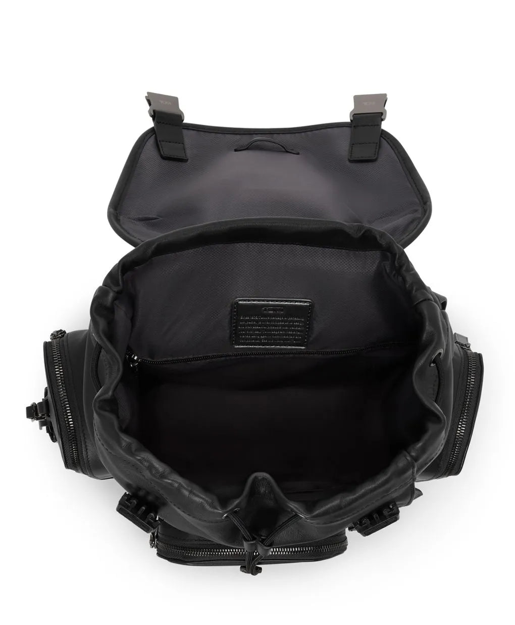 Small Griffen Leather Flap Backpack