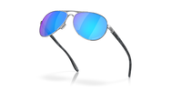 Feedback Prizm Sapphire Polarized Lenses, Polished Chrome Frame Sunglasses