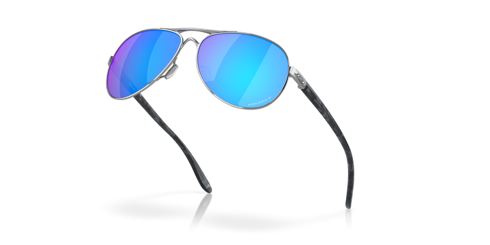 Feedback Prizm Sapphire Polarized Lenses, Polished Chrome Frame Sunglasses