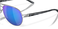 Feedback Prizm Sapphire Polarized Lenses, Polished Chrome Frame Sunglasses