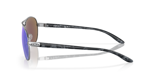 Feedback Prizm Sapphire Polarized Lenses, Polished Chrome Frame Sunglasses