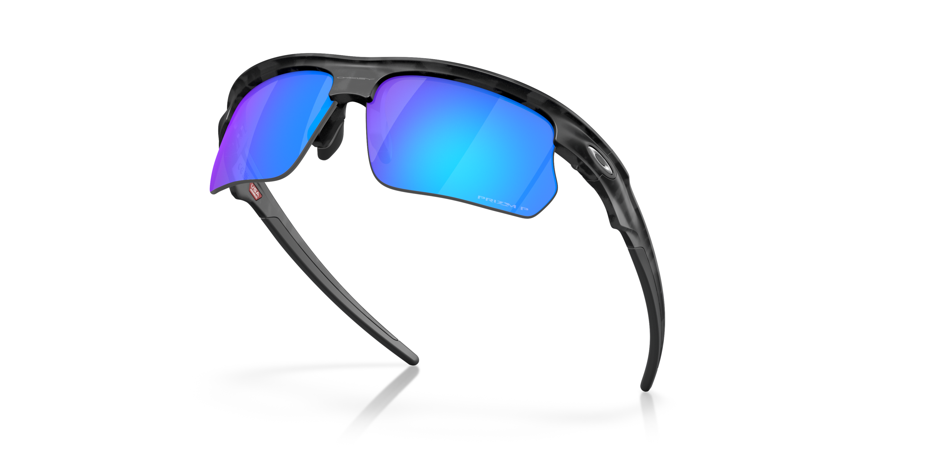 BiSphaera™ Prizm Sapphire Polarized Lenses, Matte Grey Camo Frame Sunglasses