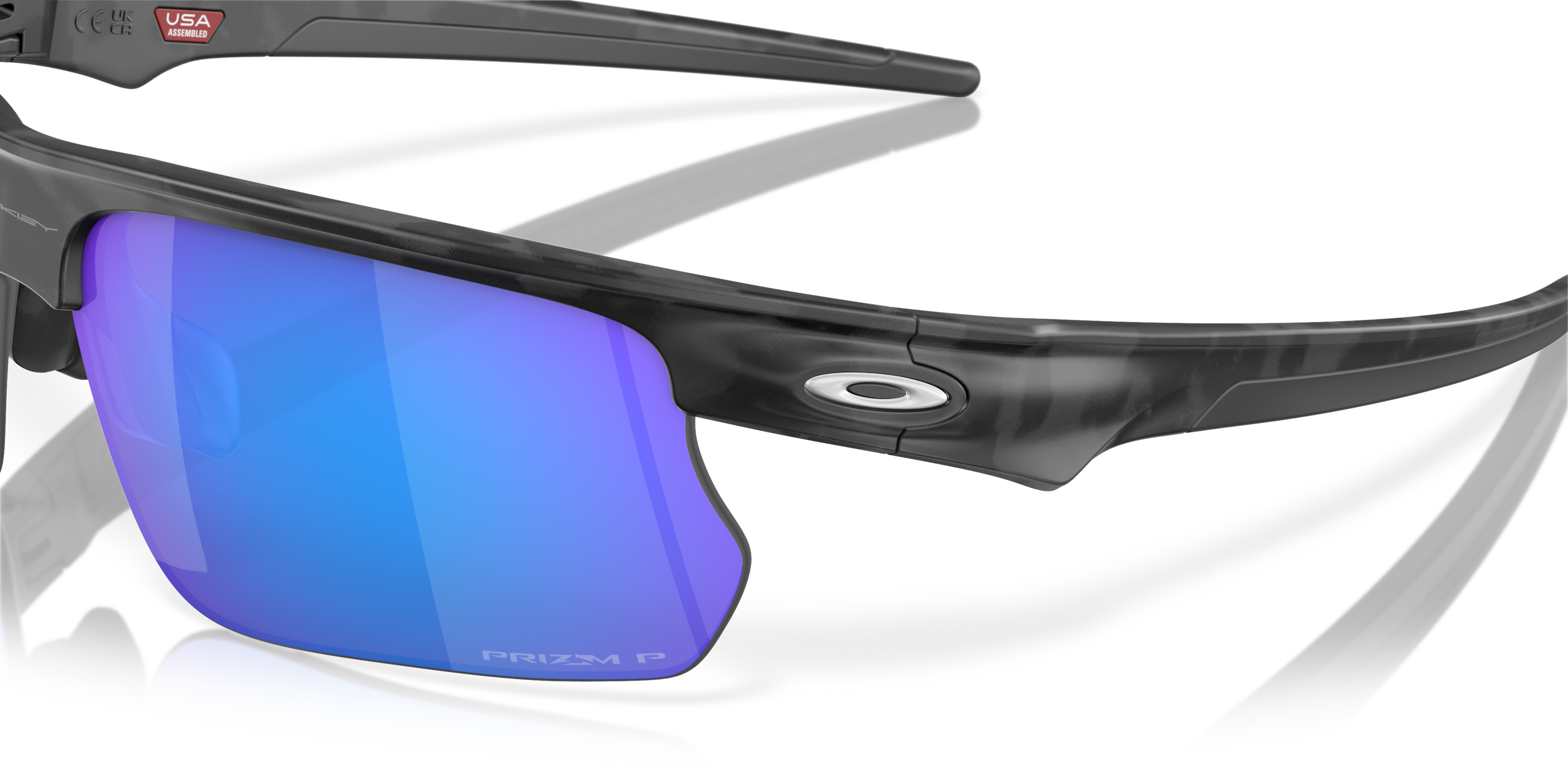 BiSphaera™ Prizm Sapphire Polarized Lenses, Matte Grey Camo Frame Sunglasses