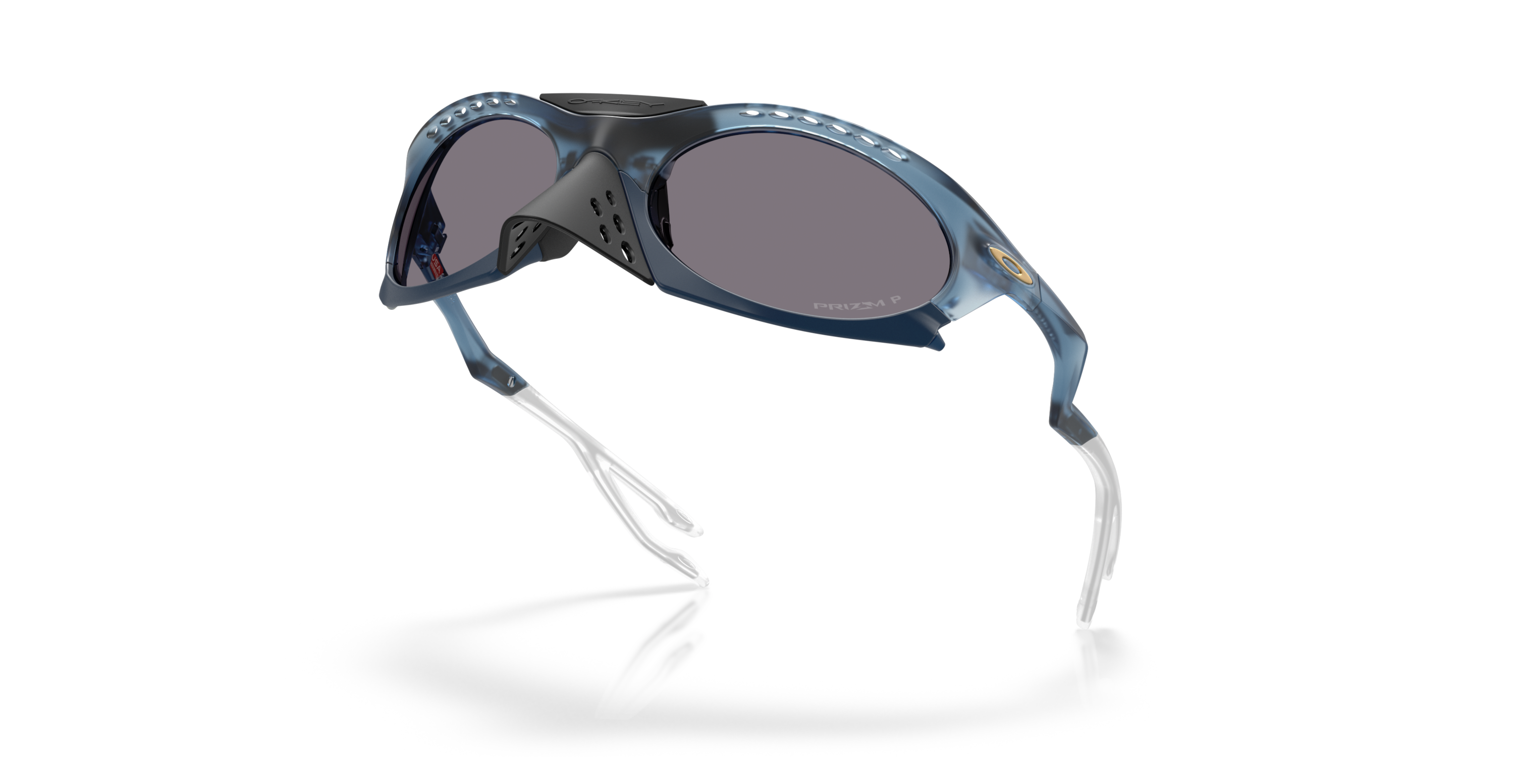 Oakley Plantaris Polaris Collection Lenses, Matte Transparent Abyss Frame Sunglasses
