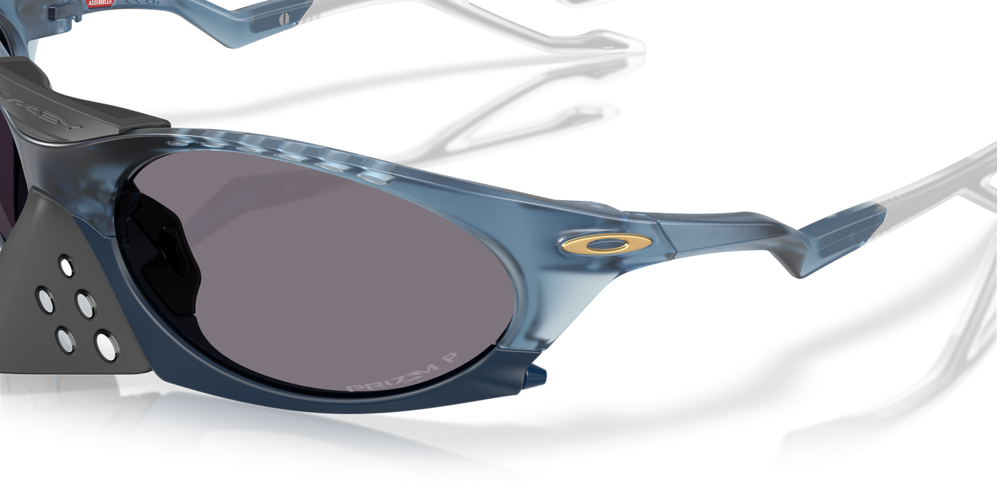 Oakley Plantaris Polaris Collection Lenses, Matte Transparent Abyss Frame Sunglasses