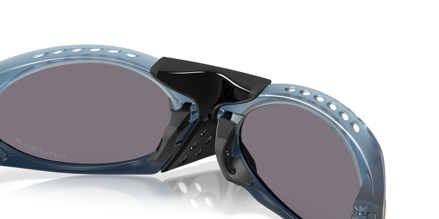 Oakley Plantaris Polaris Collection Lenses, Matte Transparent Abyss Frame Sunglasses
