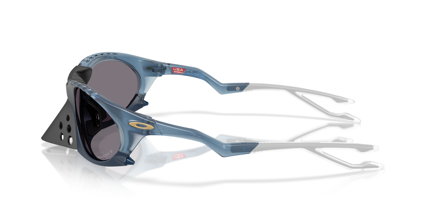 Oakley Plantaris Polaris Collection Lenses, Matte Transparent Abyss Frame Sunglasses