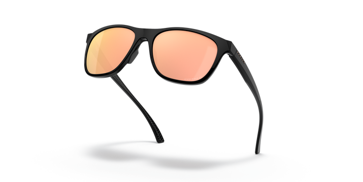 Oakley Leadline Prizm Rose Gold Polarized Lenses, Polished Black Frame Sunglasses | Oakley®
