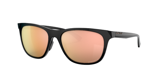 Oakley Leadline Prizm Rose Gold Polarized Lenses, Polished Black Frame Sunglasses | Oakley®