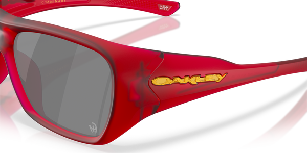 Chaminade Patrick Mahomes II Collection Prizm Black Lenses, Matte Transparent Red Frame Sunglasses