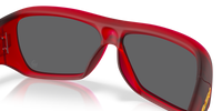 Chaminade Patrick Mahomes II Collection Prizm Black Lenses, Matte Transparent Red Frame Sunglasses