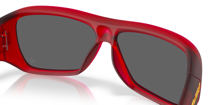 Chaminade Patrick Mahomes II Collection Prizm Black Lenses, Matte Transparent Red Frame Sunglasses