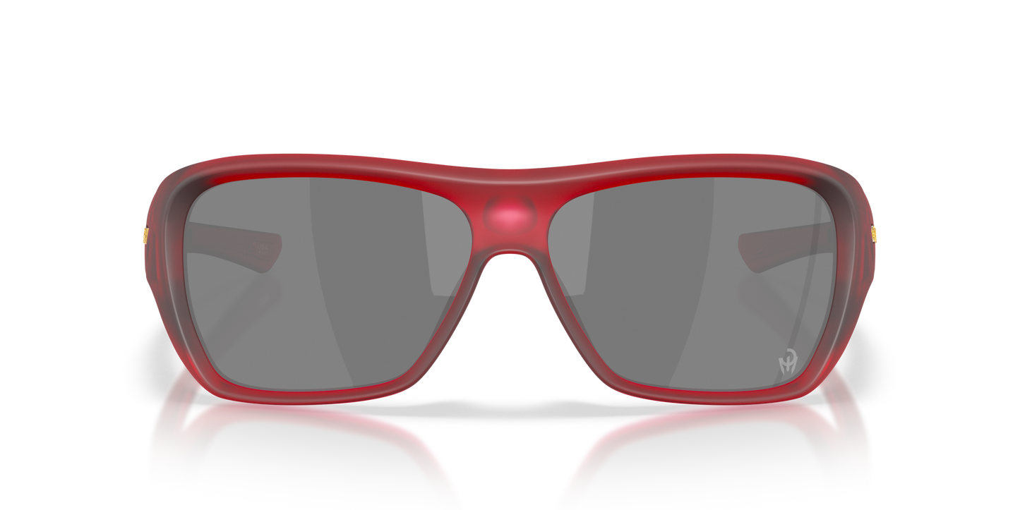 Chaminade Patrick Mahomes II Collection Prizm Black Lenses, Matte Transparent Red Frame Sunglasses