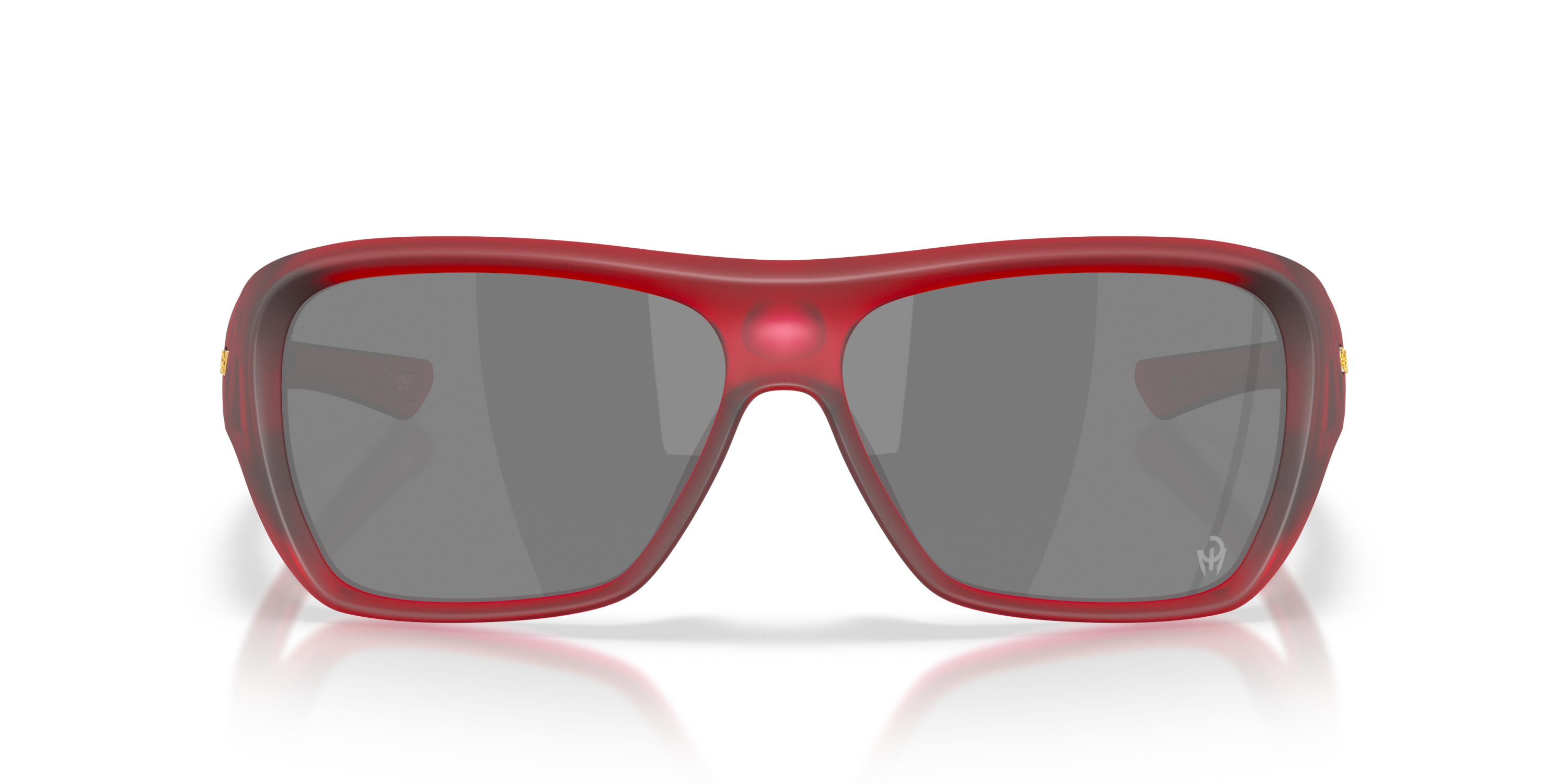 Chaminade Patrick Mahomes II Collection Prizm Black Lenses, Matte Transparent Red Frame Sunglasses