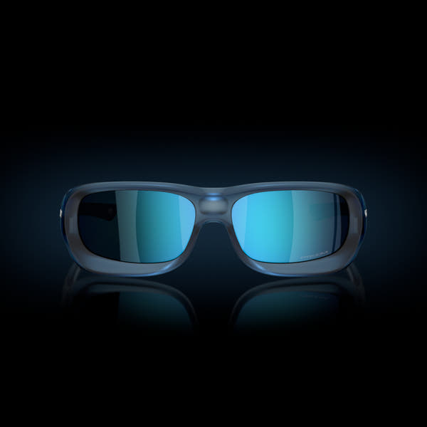 De Soto Prizm Sapphire Lenses, Matte Trans Stonewash Frame Sunglasses