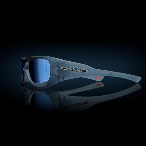 De Soto Prizm Sapphire Lenses, Matte Trans Stonewash Frame Sunglasses