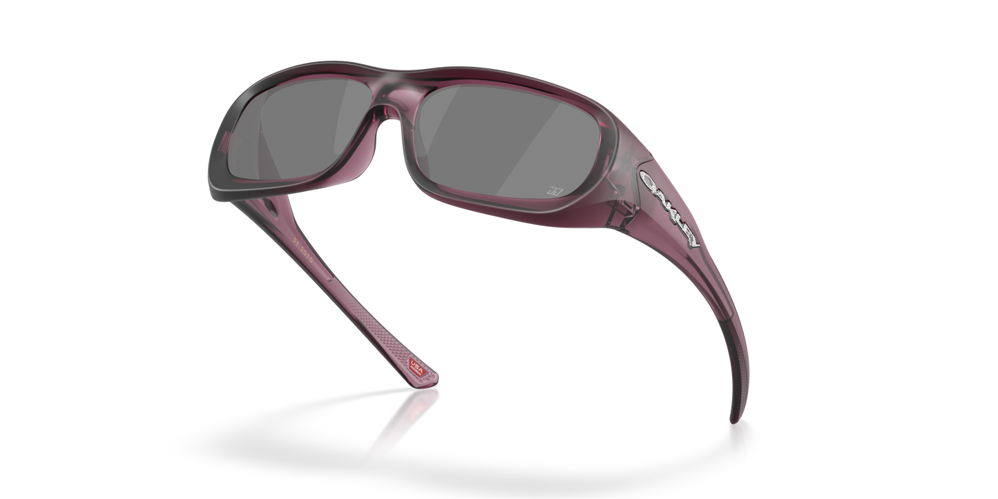 Justin Jefferson Signature Series De Soto Lenses, Matte Transparent Indigo Frame Sunglasses