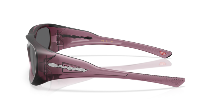 Justin Jefferson Signature Series De Soto Lenses, Matte Transparent Indigo Frame Sunglasses